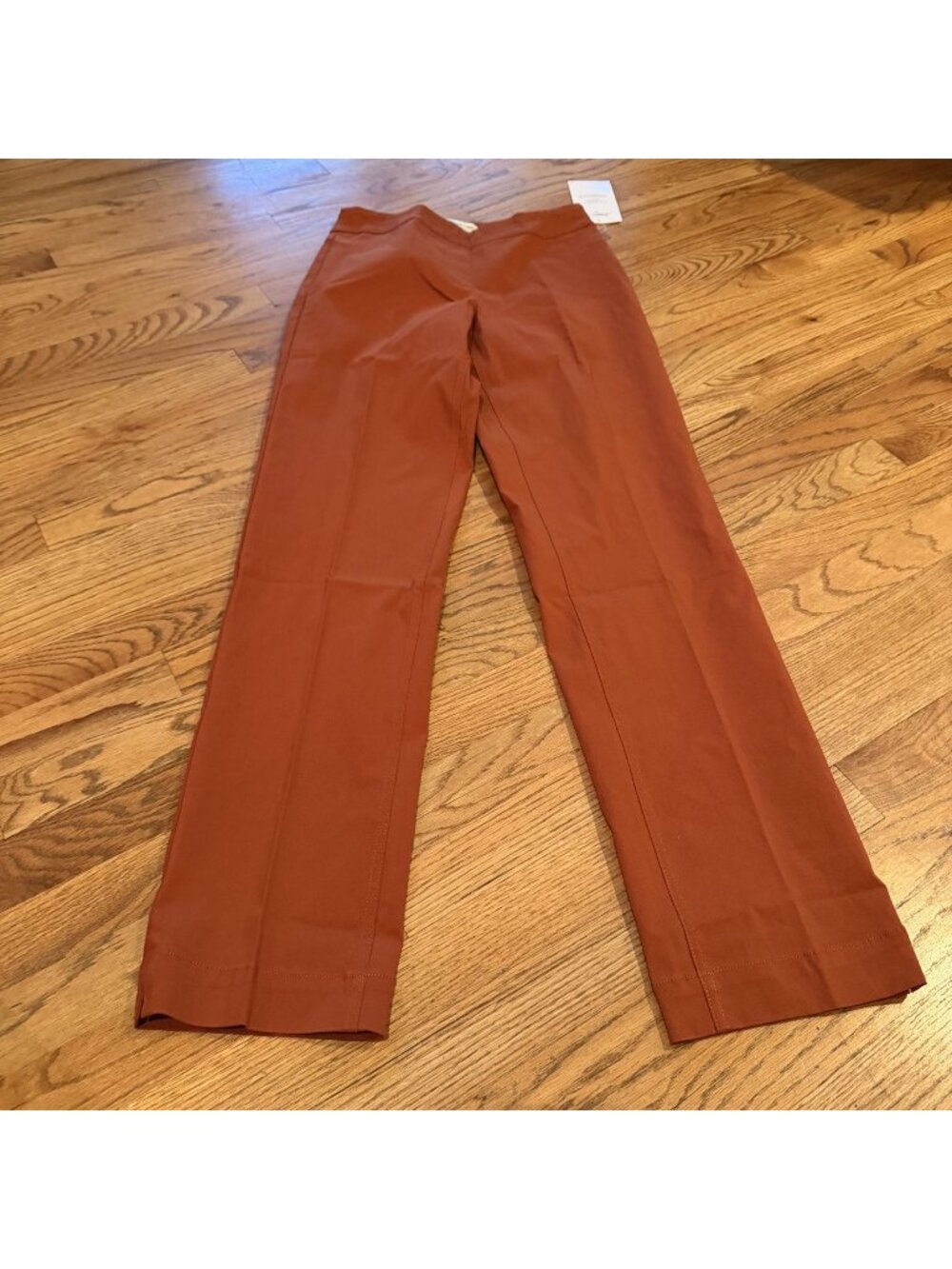 Coldwater Creek Womens Burnt Orange 6 Tall Pants New Shape Me